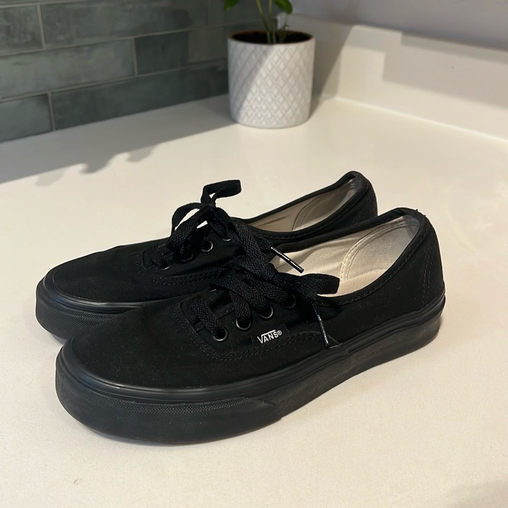 Vans Women's Black Canvas Sneakers